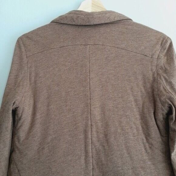 BCBGMAXAZRIA Open Front Cardigan Jacket Brown Sz XXS Flawed - Picture 6 of 11